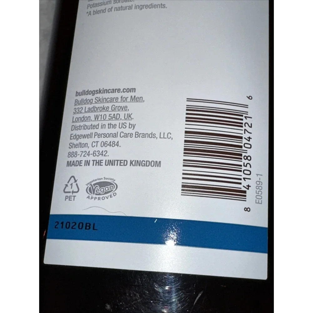 Bulldog Skincare for Men Peppermint & Eucalyptus Body Wash 16.9 fl oz 500ml NEW‎